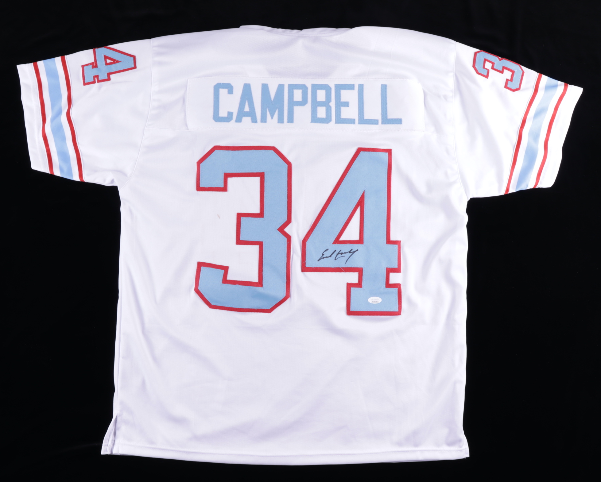 Earl Campbell Signed Jersey (JSA COA) (See Description) at PristineAuction.com Earl Campbell Signed Jersey (JSA COA) (See Description) at PristineAuction.com