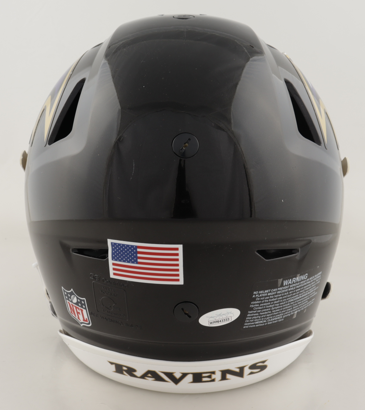 Lamar Jackson Signed Ravens Full-Size Authentic On-Field SpeedFlex Helmet (JSA COA) at PristineAuction.com Lamar Jackson Signed Ravens Full-Size Authentic On-Field SpeedFlex Helmet (JSA COA) at PristineAuction.com