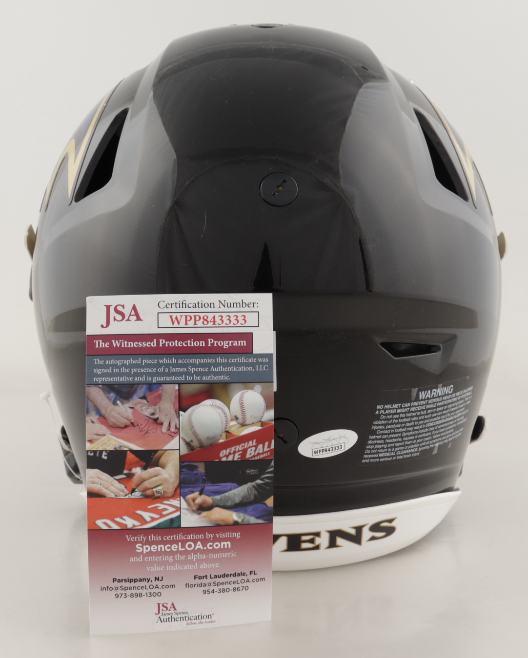 Lamar Jackson Signed Ravens Full-Size Authentic On-Field SpeedFlex Helmet (JSA COA) at PristineAuction.com Lamar Jackson Signed Ravens Full-Size Authentic On-Field SpeedFlex Helmet (JSA COA) at PristineAuction.com