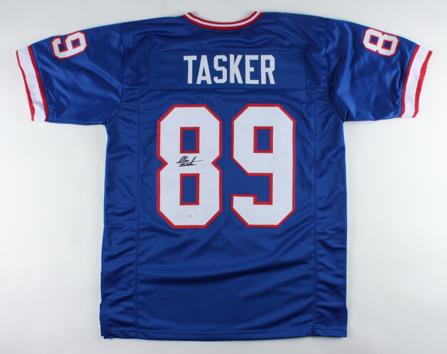 Steve Tasker Signed Jersey (JSA COA) at PristineAuction.com Steve Tasker Signed Jersey (JSA COA) at PristineAuction.com
