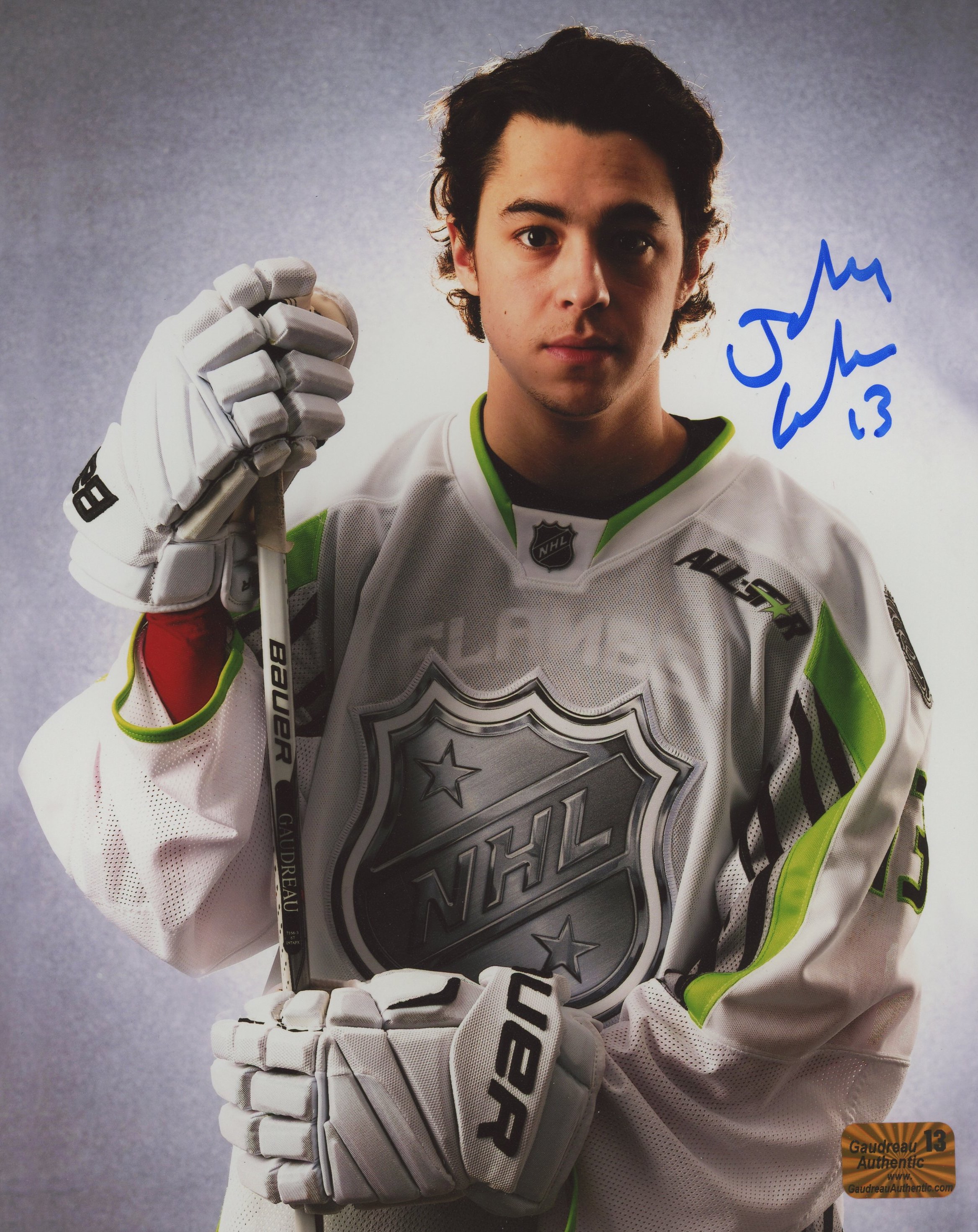 Johnny Gaudreau Signed All-Stars 8x10 Photo (Gaudreau COA) at PristineAuction.com Johnny Gaudreau Signed All-Stars 8x10 Photo (Gaudreau COA) at PristineAuction.com