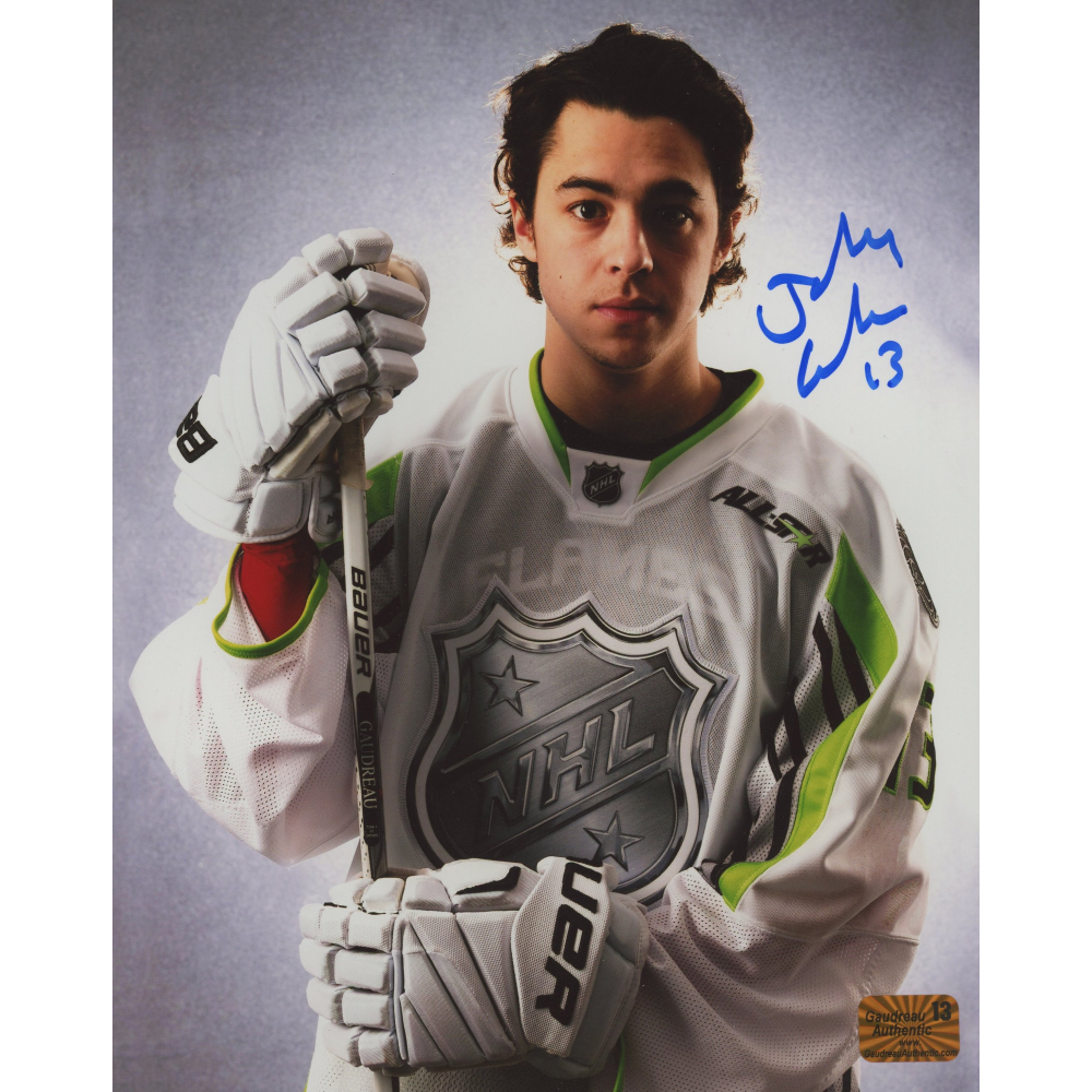 Johnny Gaudreau Signed AllStars 8x10 Photo (Gaudreau COA) Pristine