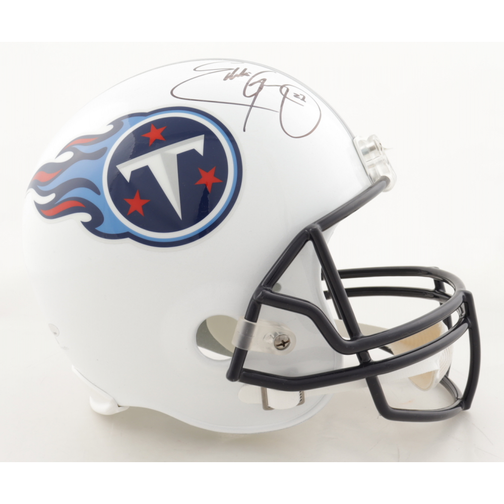 Eddie George Signed Titans Full-Size Helmet (TriStar Hologram ...