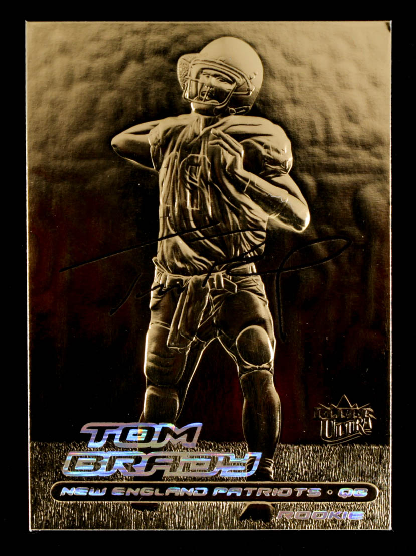 Tom Brady 2000 Fleer Ultra 23Kt Gold Card #01799 at PristineAuction.com Tom Brady 2000 Fleer Ultra 23Kt Gold Card #01799 at PristineAuction.com