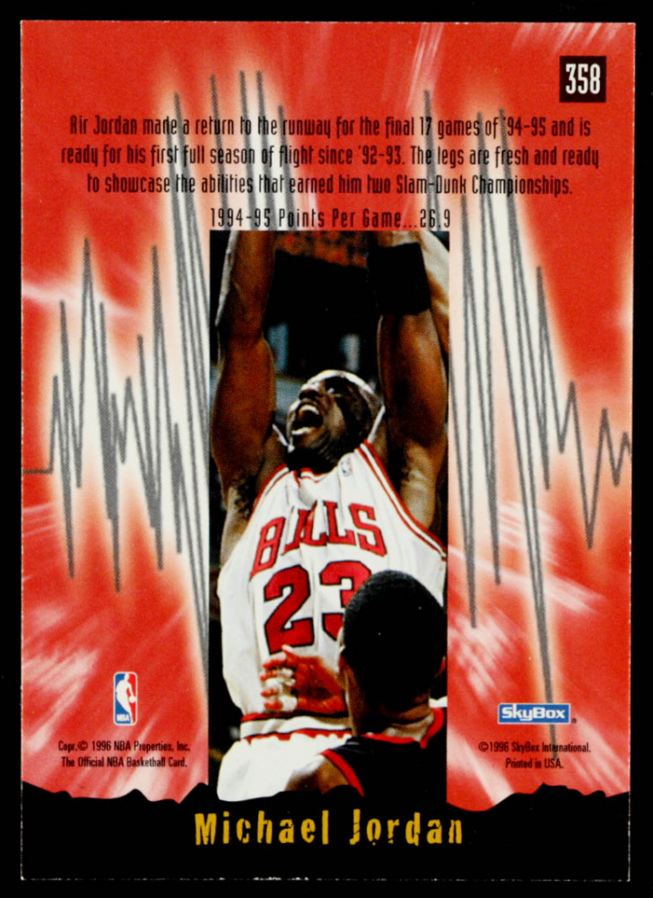 1990 nba hoops michael jordan 358
