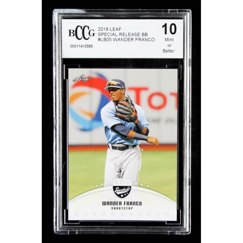 Wander Franco 2018 Leaf Special Release Baseball #LB05 RC (BCCG 10) |  Pristine Auction