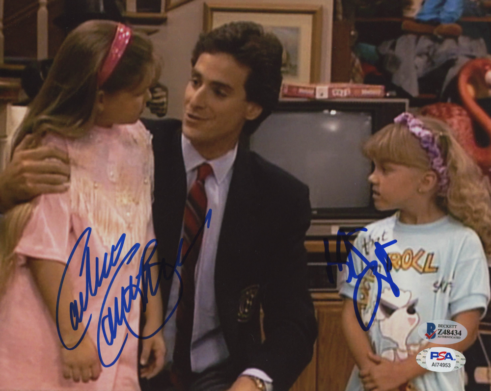 Candace Cameron Bure & Bob Saget Signed "Full House" 8x10 Photo ...