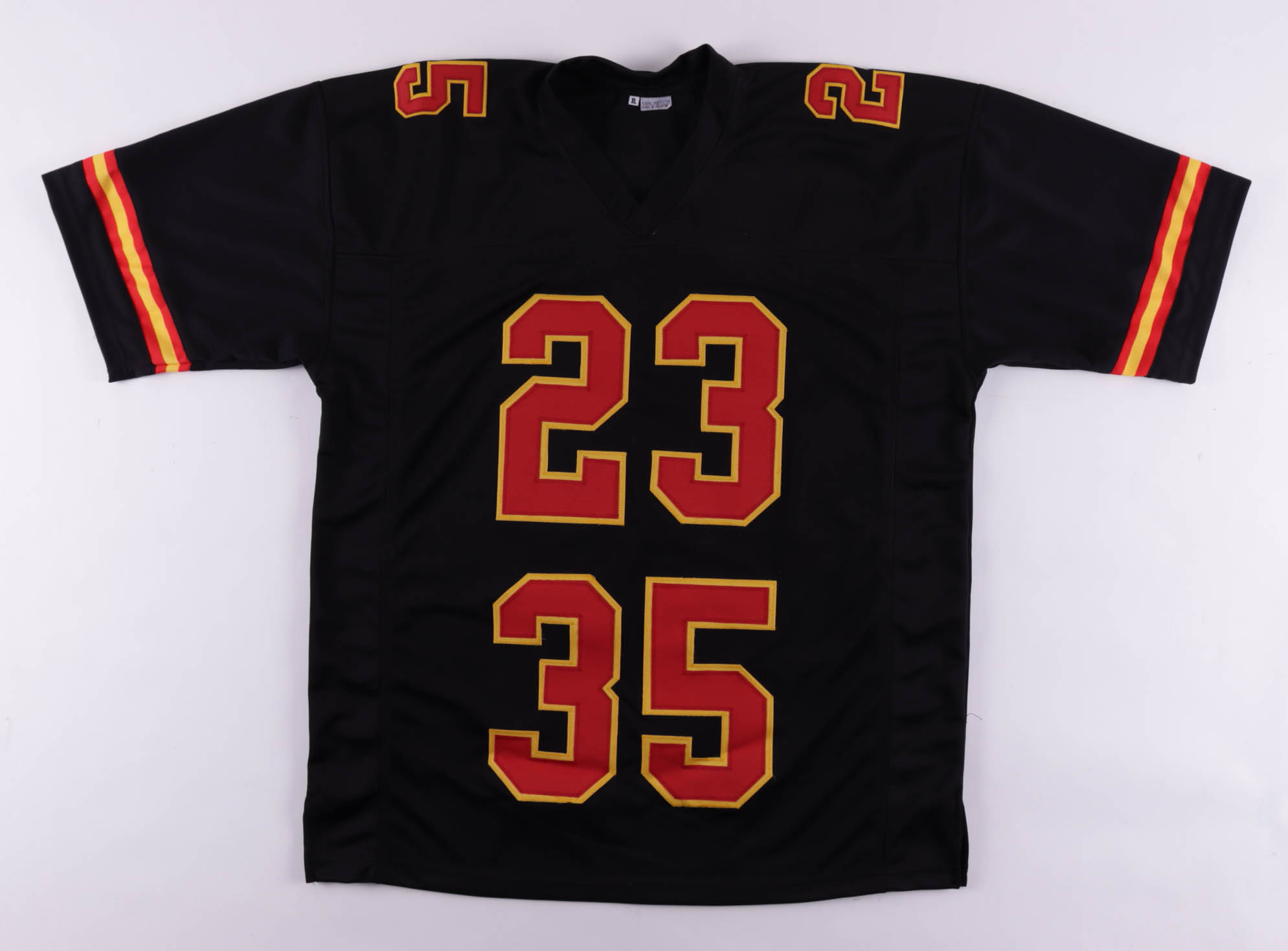 Christian Okoye & Barry Word Signed Jersey (PSA COA) at PristineAuction.com Christian Okoye & Barry Word Signed Jersey (PSA COA) at PristineAuction.com