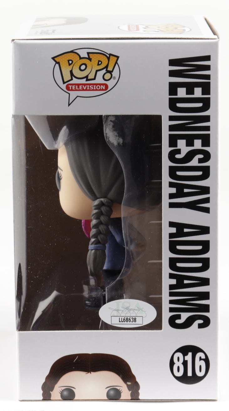 Christina Ricci Signed "The Addams Family" #816 Wednesday Addams Funko Pop! Vinyl Figure (JSA COA) at PristineAuction.com Christina Ricci Signed "The Addams Family" #816 Wednesday Addams Funko Pop! Vinyl Figure (JSA COA) at PristineAuction.com