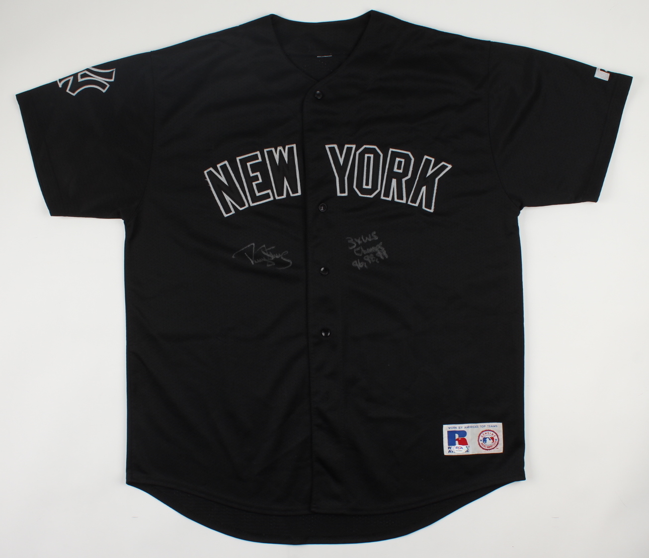 Darryl Strawberry Signed Yankees Jersey Inscribed "3x WS Champs" & "96, 98, 99" (PSA COA) at PristineAuction.com Darryl Strawberry Signed Yankees Jersey Inscribed "3x WS Champs" & "96, 98, 99" (PSA COA) at PristineAuction.com