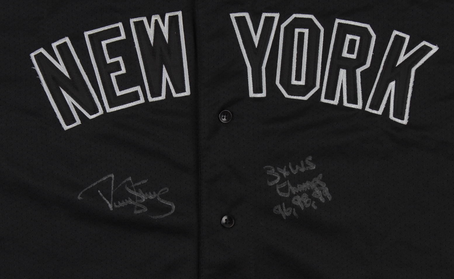 Darryl Strawberry Signed Yankees Jersey Inscribed "3x WS Champs" & "96, 98, 99" (PSA COA) at PristineAuction.com Darryl Strawberry Signed Yankees Jersey Inscribed "3x WS Champs" & "96, 98, 99" (PSA COA) at PristineAuction.com