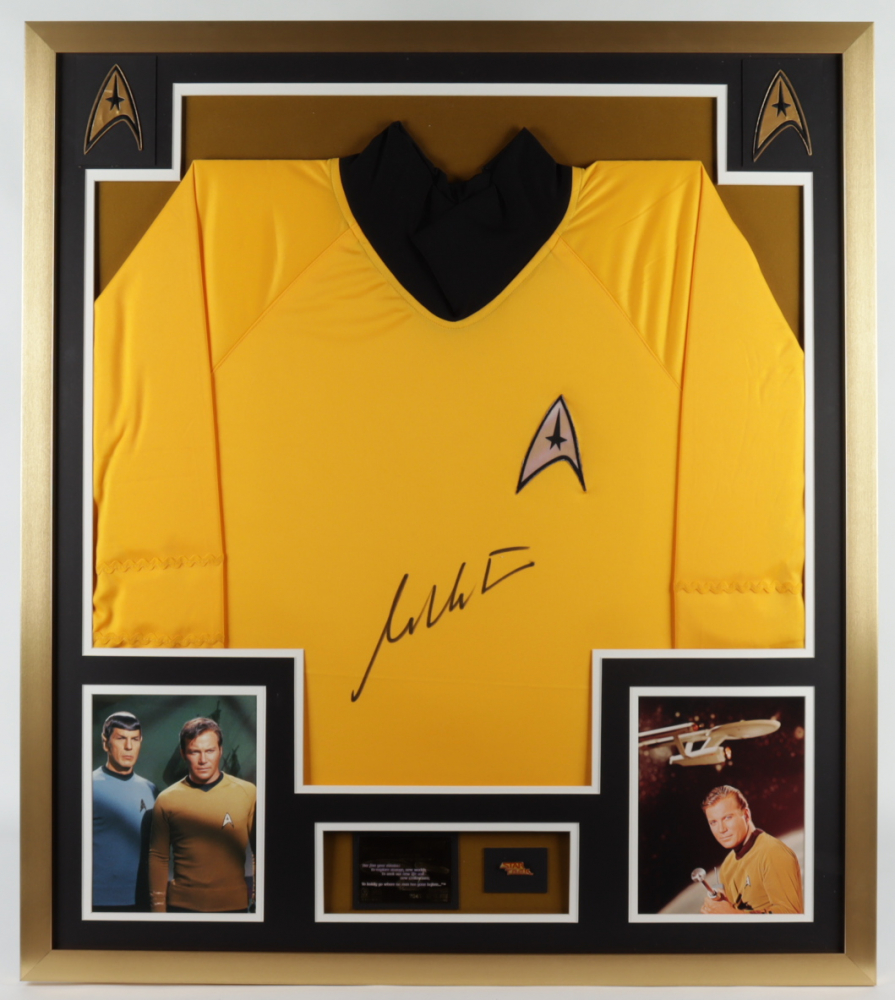 William shatner signed star trek shirt Clearance