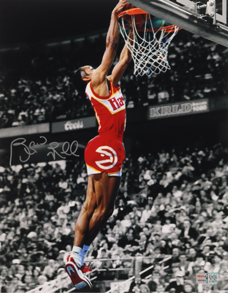 Spud Webb Signed Hawks 11x14 Photo (TriStar Hologram) at PristineAuction.com Spud Webb Signed Hawks 11x14 Photo (TriStar Hologram) at PristineAuction.com