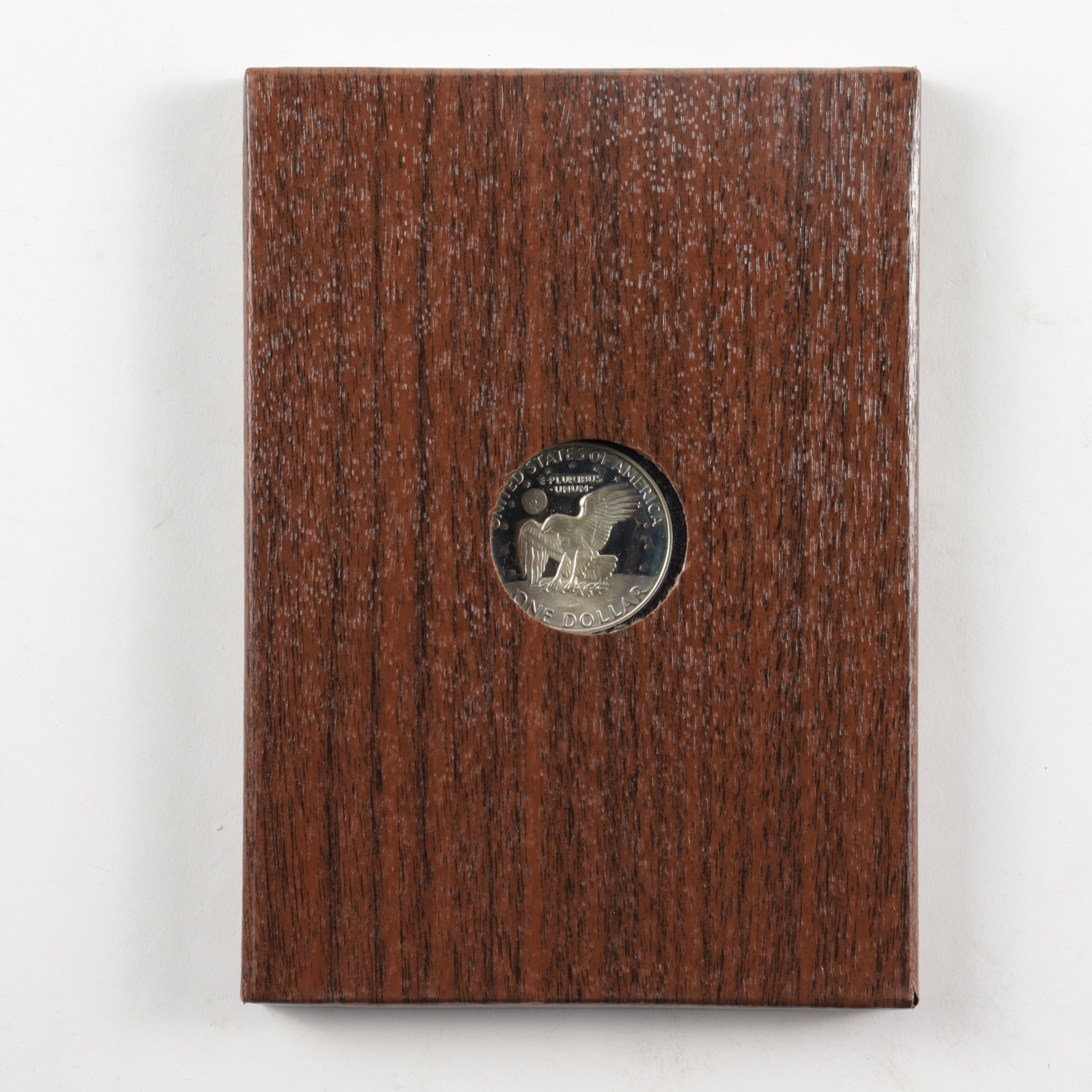 1974-S Eisenhower "Ike" $1 Dollar Coin with Display Case at PristineAuction.com 1974-S Eisenhower "Ike" $1 Dollar Coin with Display Case at PristineAuction.com