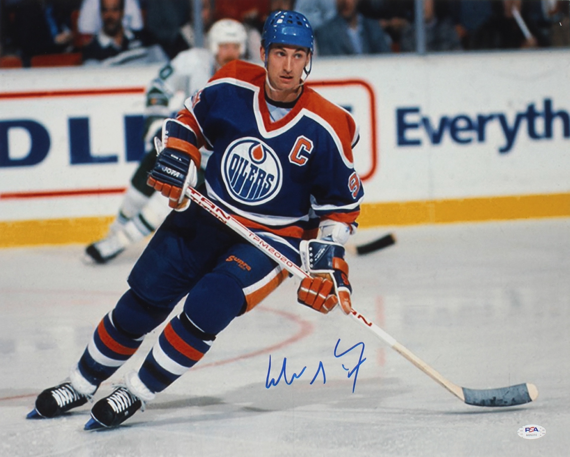 Wayne Gretzky Signed Oilers 16x20 Photo (PSA Hologram) (See Description) at PristineAuction.com Wayne Gretzky Signed Oilers 16x20 Photo (PSA Hologram) (See Description) at PristineAuction.com