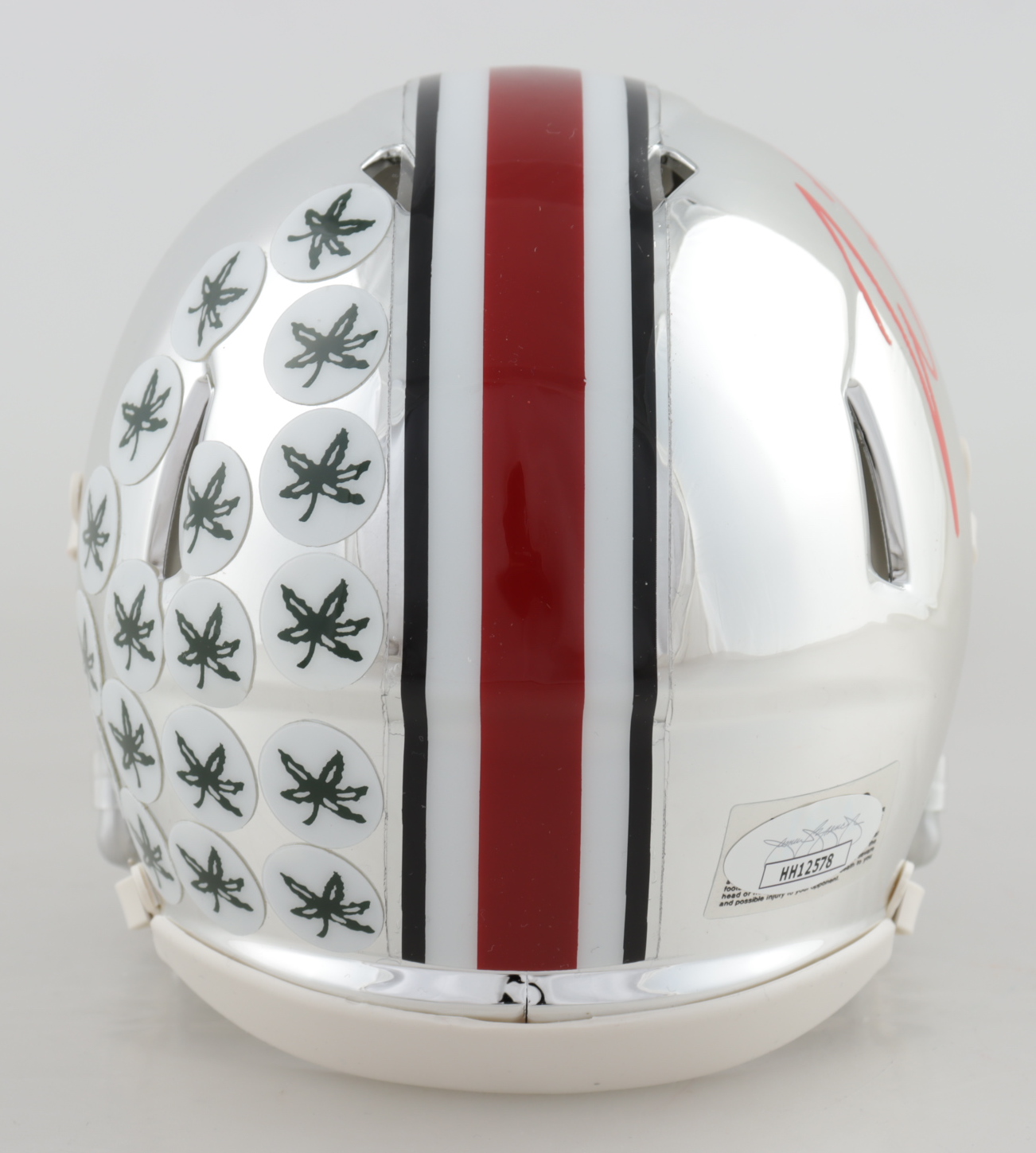Justin Fields Signed Ohio State Buckeyes Chrome Speed Mini Helmet (JSA COA) at PristineAuction.com Justin Fields Signed Ohio State Buckeyes Chrome Speed Mini Helmet (JSA COA) at PristineAuction.com