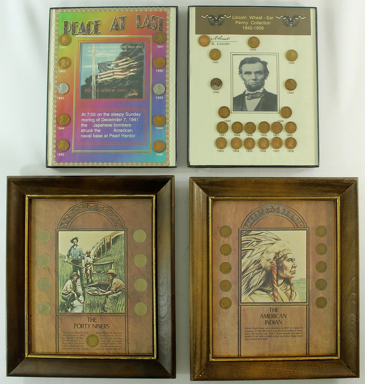 Lot of (6) Commemorative Coin Custom Framed Displays at PristineAuction.com Lot of (6) Commemorative Coin Custom Framed Displays at PristineAuction.com