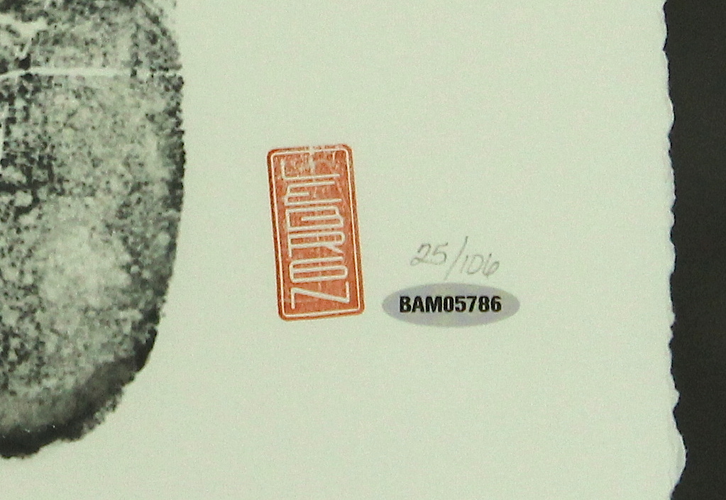 Lebron James Signed Heat Limited Edition "Tegata" Lithograph with Hand Print #25/106 (UDA COA) at PristineAuction.com Lebron James Signed Heat Limited Edition "Tegata" Lithograph with Hand Print #25/106 (UDA COA) at PristineAuction.com