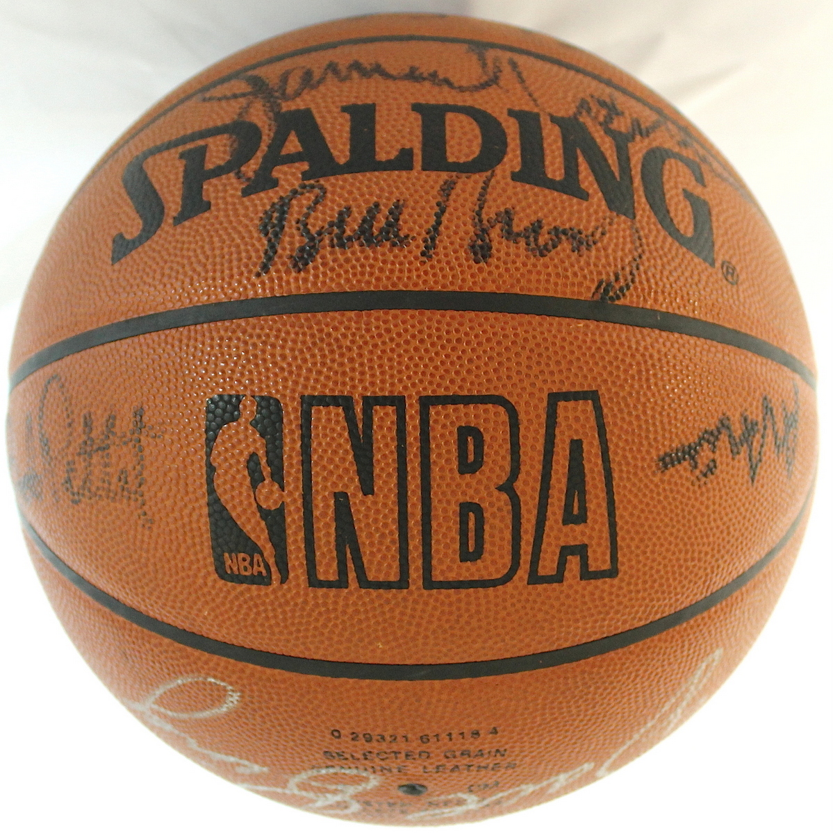 1998 NBA All-Star Basketball Signed by (14) with Bob Cousy, George Mikan, Oscar Robertson (Autograph Reference LOA) at PristineAuction.com 1998 NBA All-Star Basketball Signed by (14) with Bob Cousy, George Mikan, Oscar Robertson (Autograph Reference LOA) at PristineAuction.com