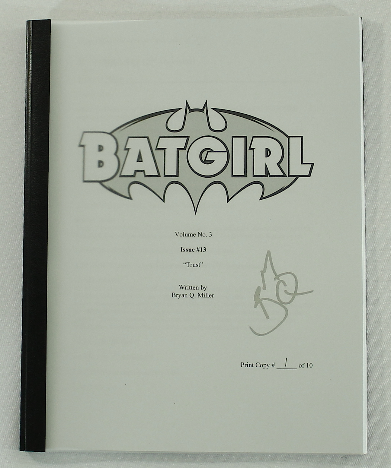 Bryan Q. Miller Signed Limited Edition 