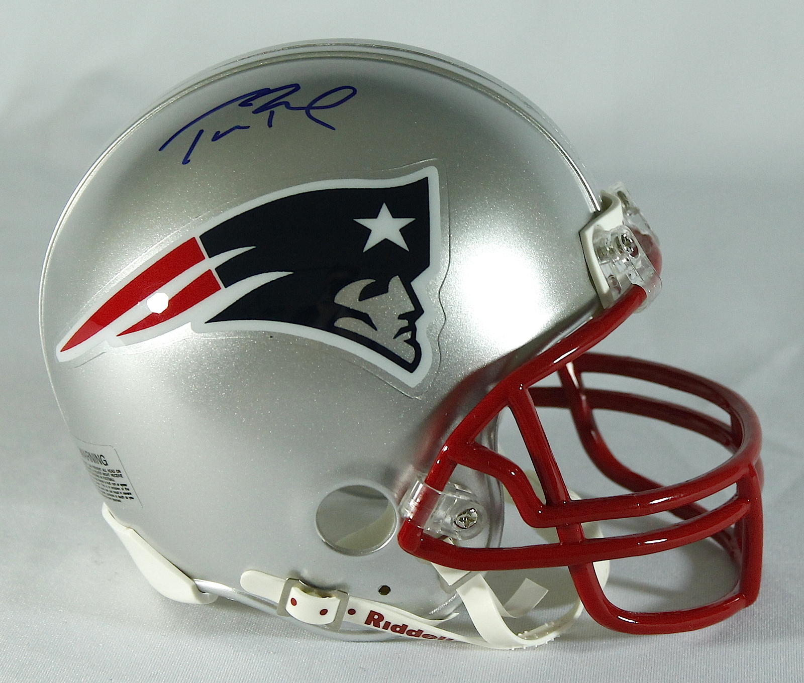 Tom Brady Signed Patriots Mini-Helmet (Mounted Memories COA) at PristineAuction.com Tom Brady Signed Patriots Mini-Helmet (Mounted Memories COA) at PristineAuction.com