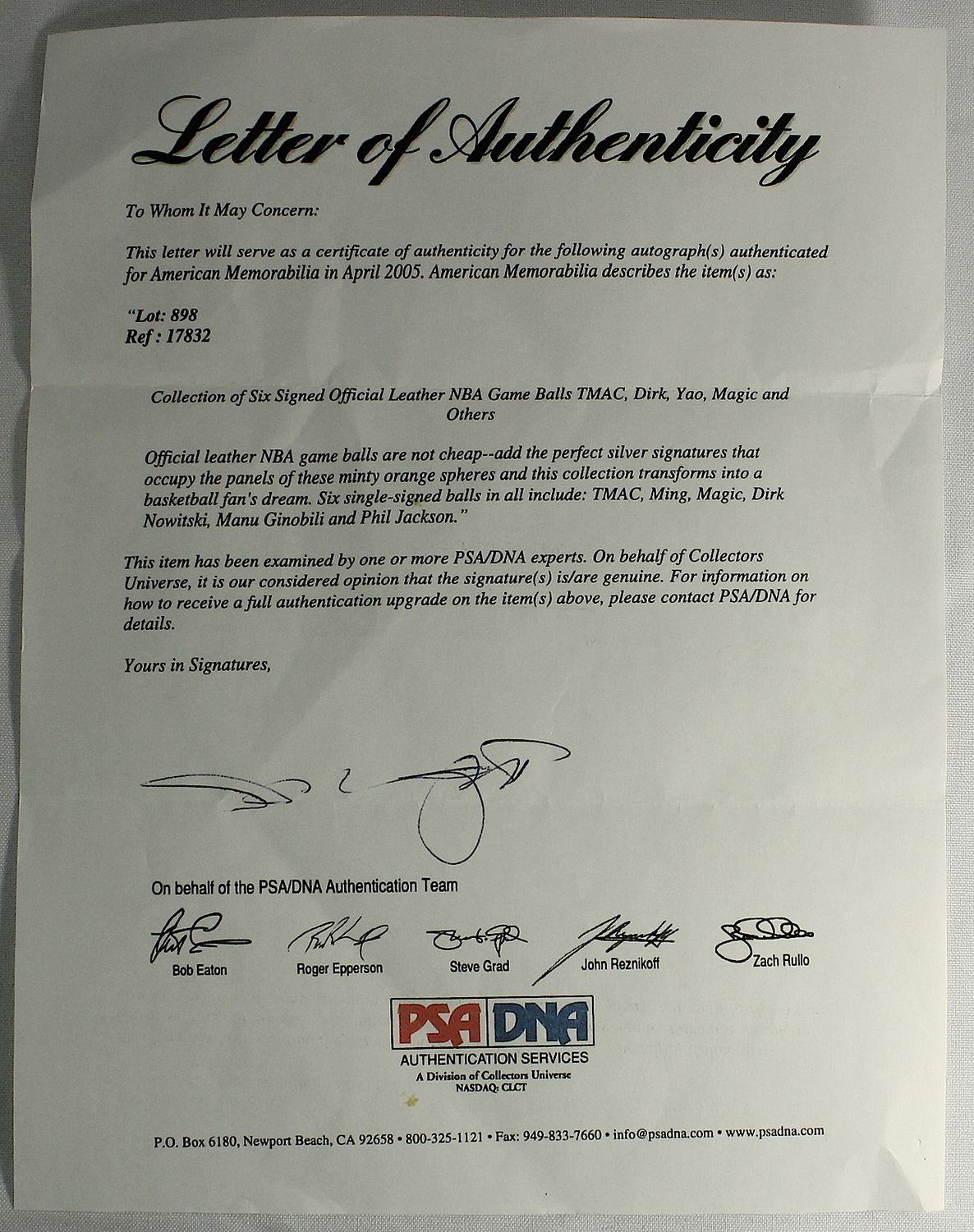 Yao Ming Signed Basketball (PSA) at PristineAuction.com Yao Ming Signed Basketball (PSA) at PristineAuction.com