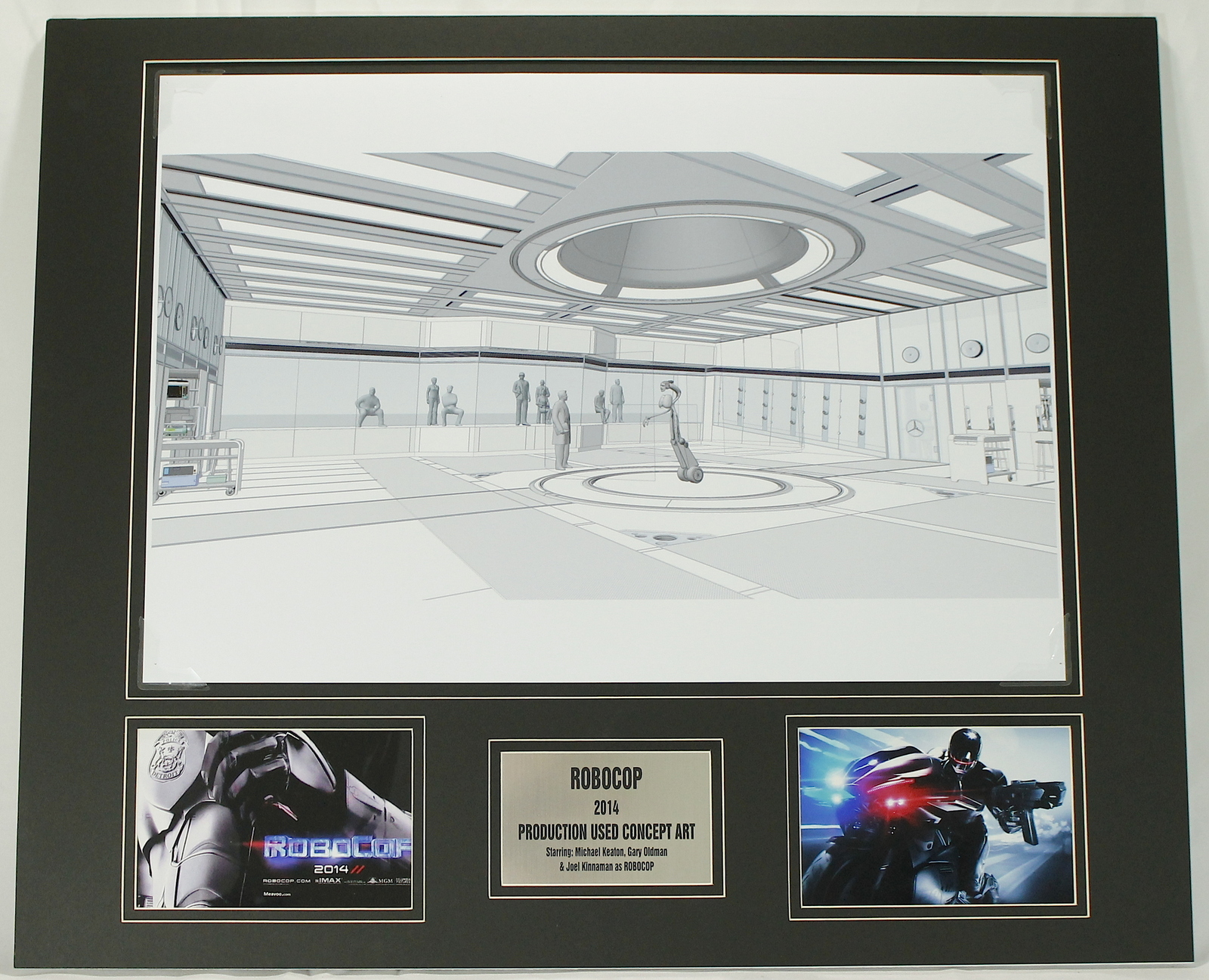 Robocop 2014 Production Used Concept Art 20x24 Matted Display (MGM COA) at PristineAuction.com Robocop 2014 Production Used Concept Art 20x24 Matted Display (MGM COA) at PristineAuction.com