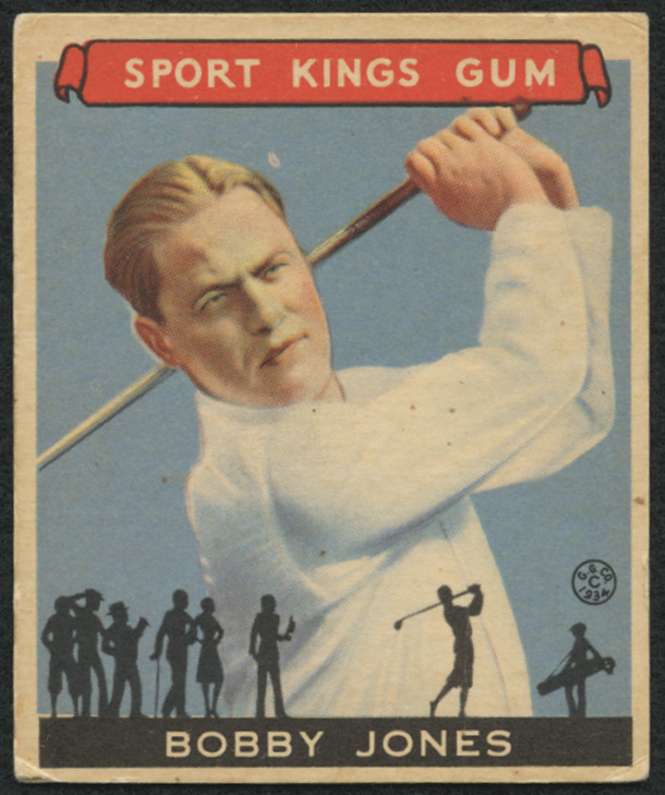 1933 Sport Kings #38 Bobby Jones Golf at PristineAuction.com 1933 Sport Kings #38 Bobby Jones Golf at PristineAuction.com