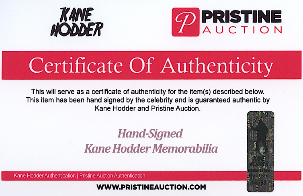 Kane Hodder Signed Jason "Friday the 13th" Hockey Mask (Hodder COA) at PristineAuction.com Kane Hodder Signed Jason "Friday the 13th" Hockey Mask (Hodder COA) at PristineAuction.com