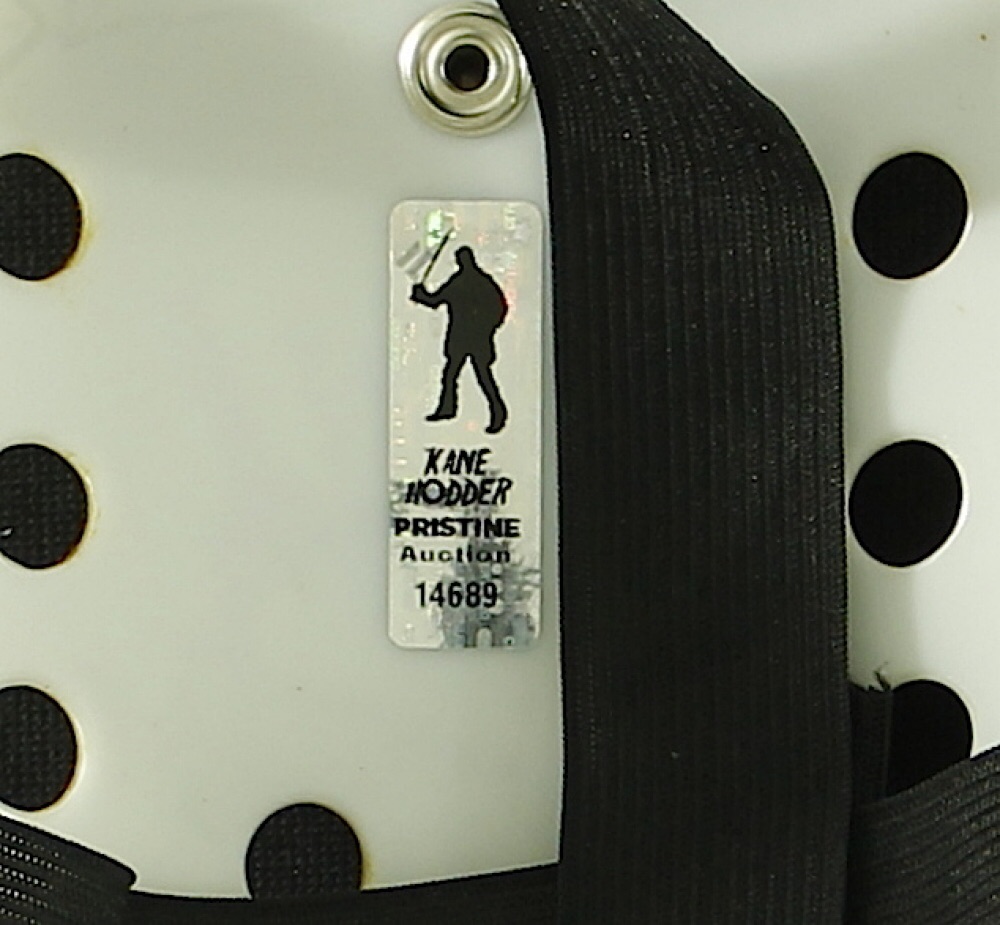 Kane Hodder Signed Jason "Friday the 13th" Hockey Mask (Hodder COA) at PristineAuction.com Kane Hodder Signed Jason "Friday the 13th" Hockey Mask (Hodder COA) at PristineAuction.com