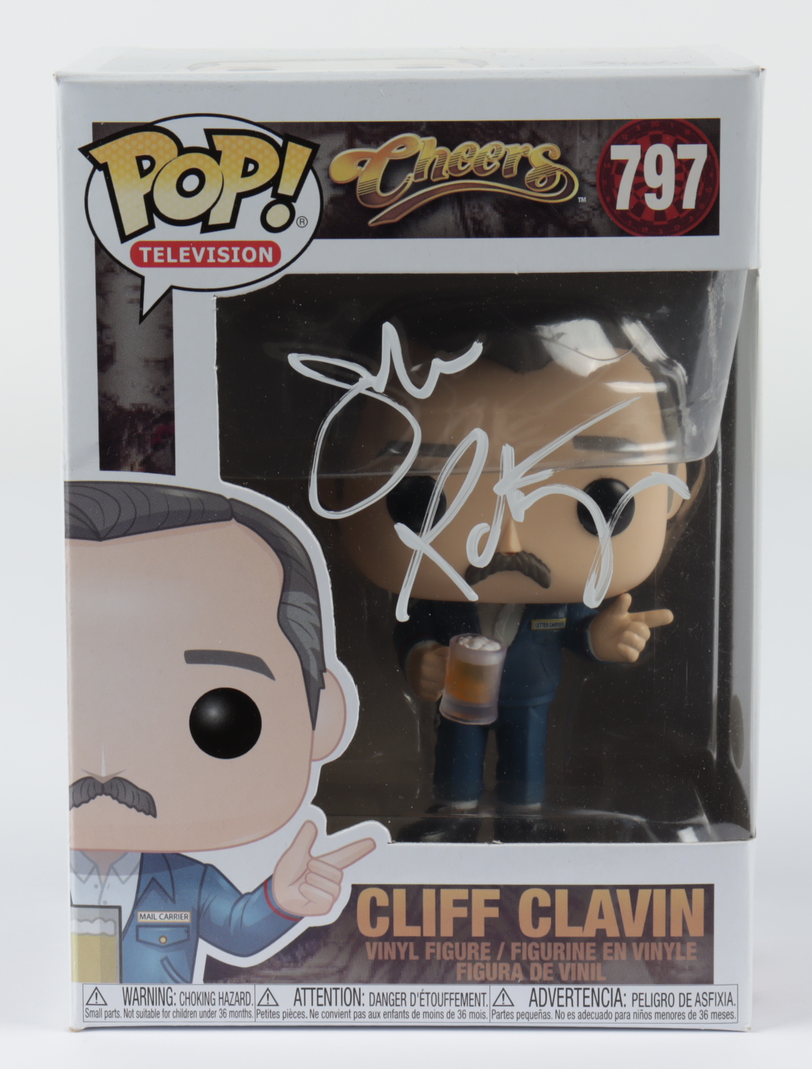 John Ratzenberger Signed "Cheers" #797 Cliff Clavin Funko Pop! Vinyl Figure (JSA COA) (See Description) at PristineAuction.com John Ratzenberger Signed "Cheers" #797 Cliff Clavin Funko Pop! Vinyl Figure (JSA COA) (See Description) at PristineAuction.com