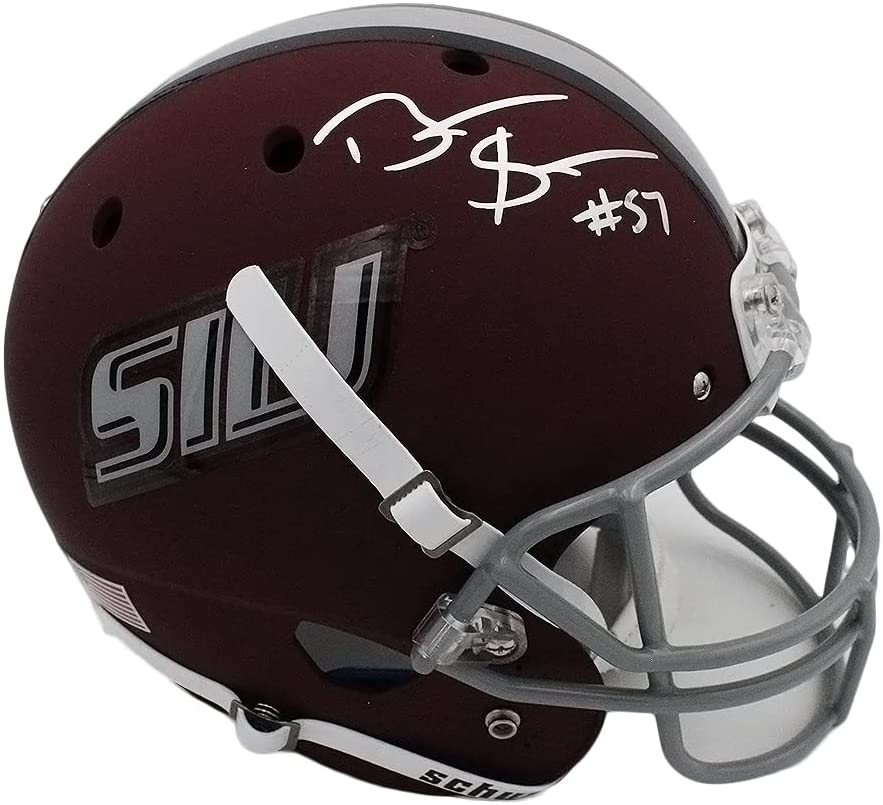 Bart Scott Signed Southern Illinois Matte Maroon Full-Size Helmet (Radtke) at PristineAuction.com Bart Scott Signed Southern Illinois Matte Maroon Full-Size Helmet (Radtke) at PristineAuction.com