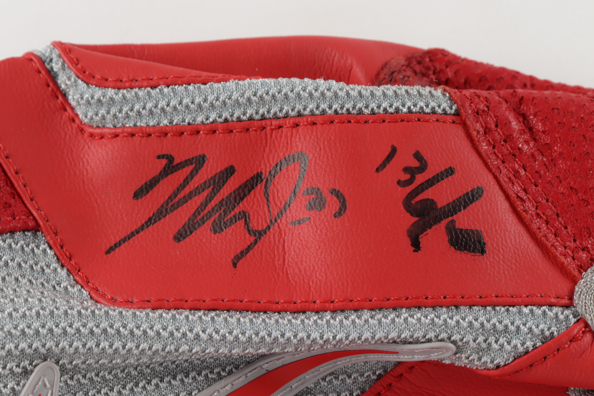 Mike Trout Signed Angels 2015 Nike Game-Used Batting Gloves Inscribed "13 GU" with Full Hand-Signed Letter of Authenticity (PSA LOA & Anderson LOA) at PristineAuction.com Mike Trout Signed Angels 2015 Nike Game-Used Batting Gloves Inscribed "13 GU" with Full Hand-Signed Letter of Authenticity (PSA LOA & Anderson LOA) at PristineAuction.com