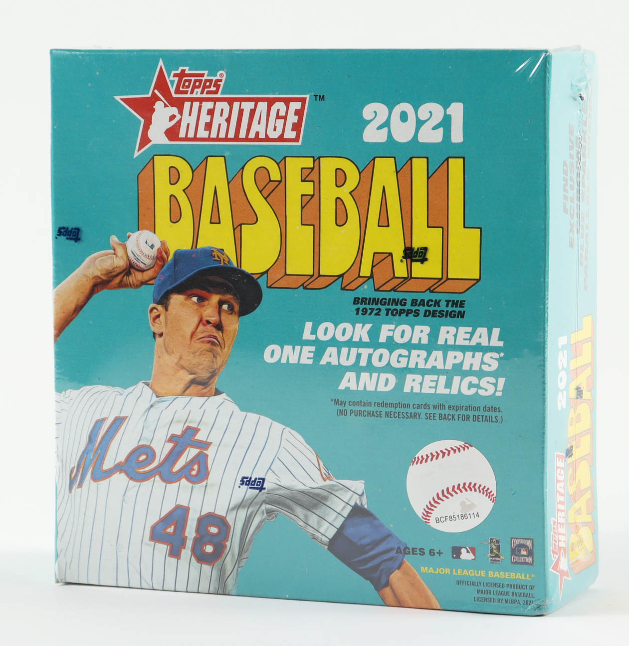 2021 Topps Heritage Baseball Mega Box with (15) Packs at PristineAuction.com 2021 Topps Heritage Baseball Mega Box with (15) Packs at PristineAuction.com