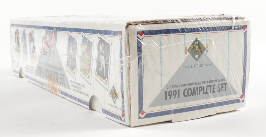 1991 Upper Deck Baseball Card Box Complete Set with (800) Baseball Cards at PristineAuction.com 1991 Upper Deck Baseball Card Box Complete Set with (800) Baseball Cards at PristineAuction.com
