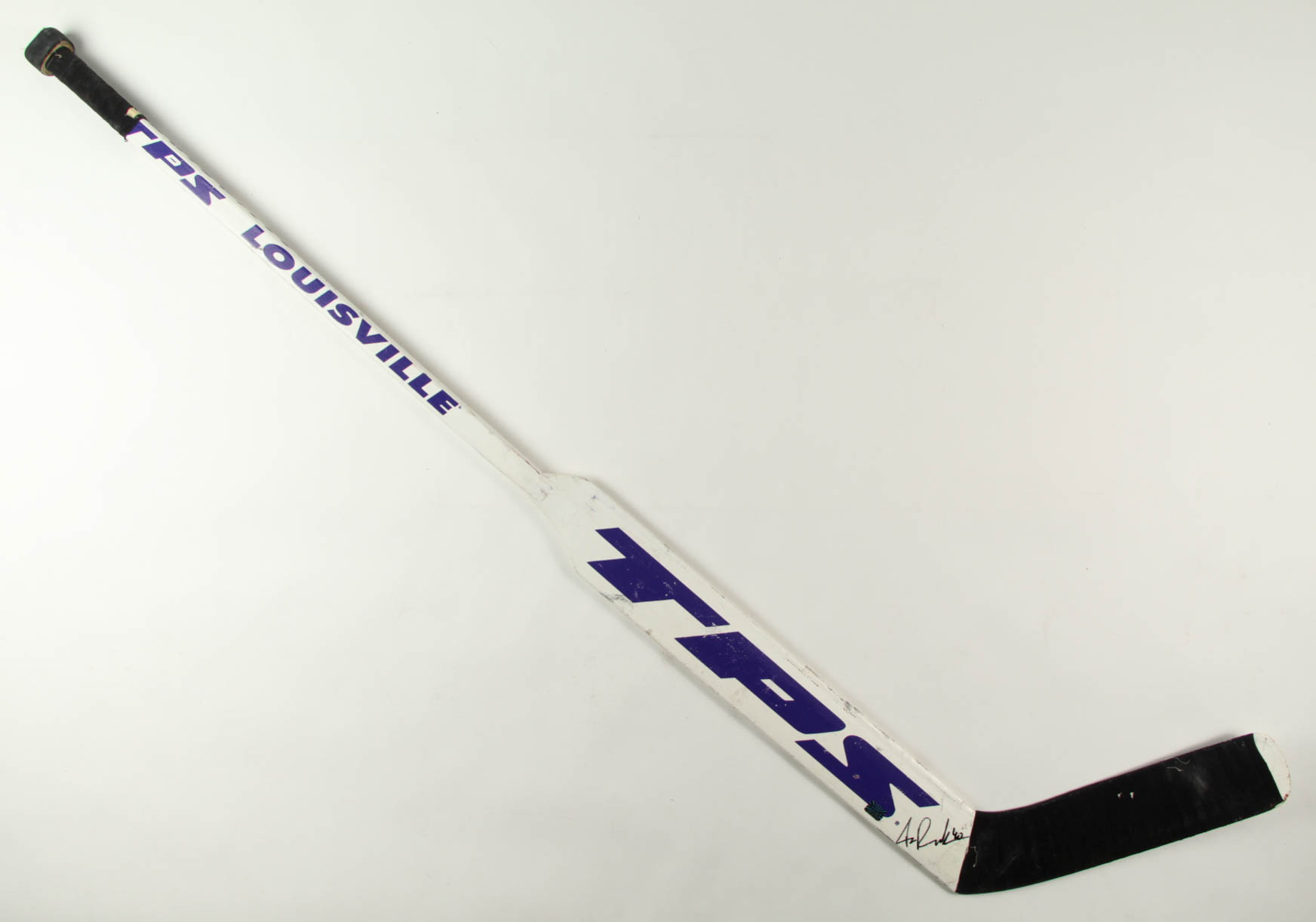 Tuukka Rask Signed Louisville TPS Game-Used Hockey Stick (YSMS COA & Rask Hologram) (See Description) at PristineAuction.com Tuukka Rask Signed Louisville TPS Game-Used Hockey Stick (YSMS COA & Rask Hologram) (See Description) at PristineAuction.com
