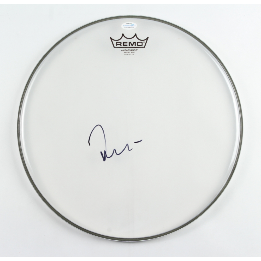 Taylor Hawkins Signed Drumhead (ACOA COA) Pristine Auction