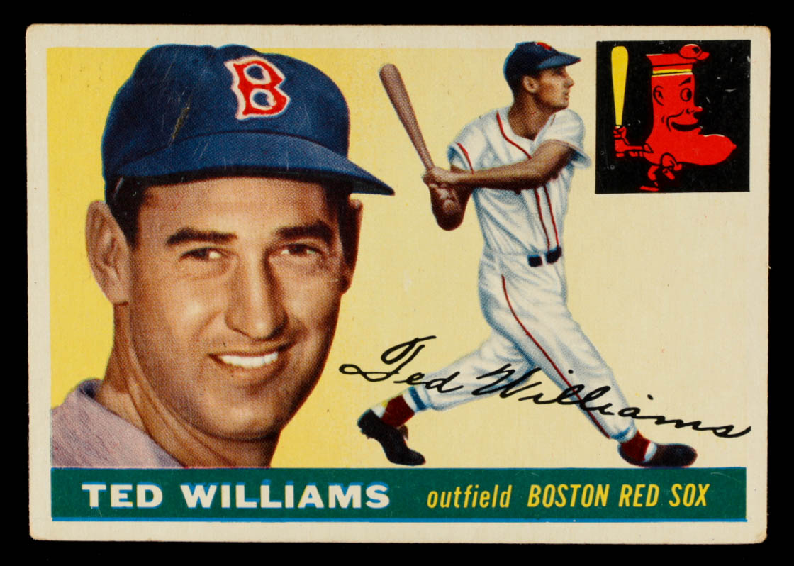Ted Williams 1955 Topps #2 at PristineAuction.com Ted Williams 1955 Topps #2 at PristineAuction.com