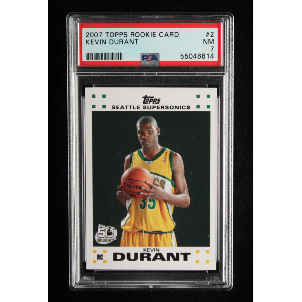 2007 kevin durant topps rookie card