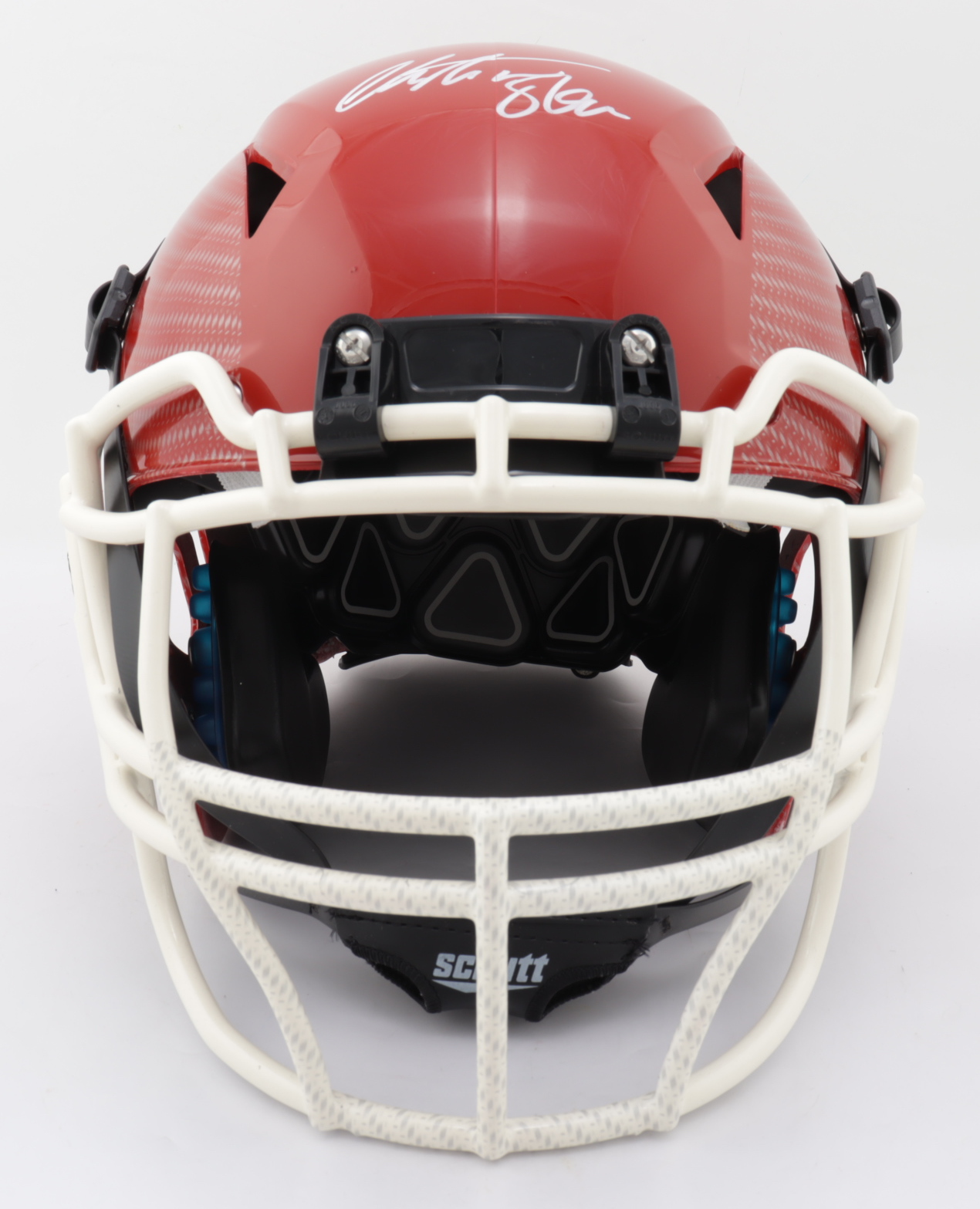 Christian Okoye Signed Full-Size Authentic On-Field Hydro-Dipped Vengeance Helmet (PSA COA) at PristineAuction.com Christian Okoye Signed Full-Size Authentic On-Field Hydro-Dipped Vengeance Helmet (PSA COA) at PristineAuction.com