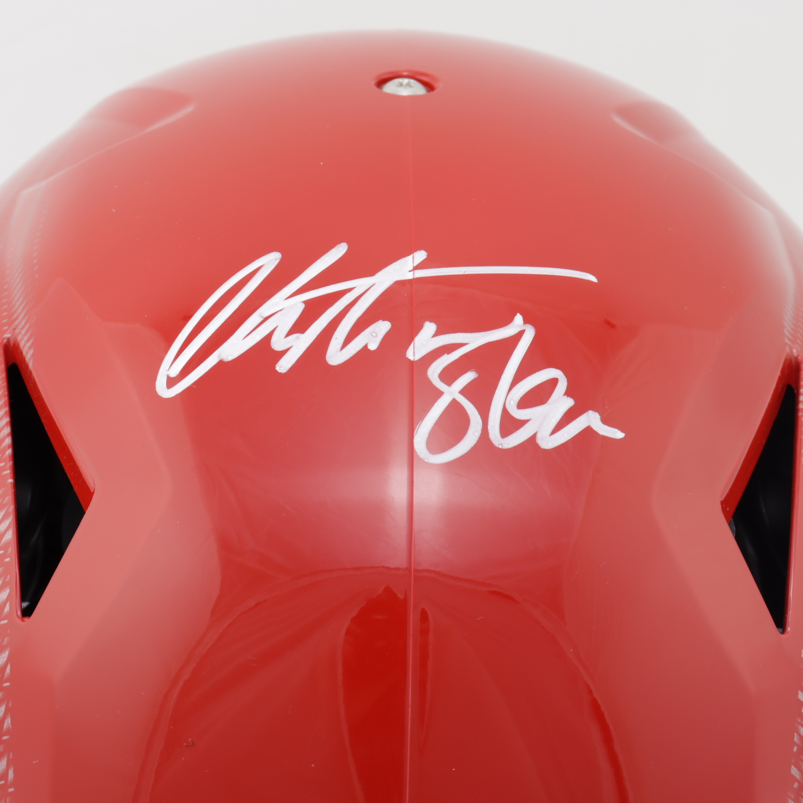 Christian Okoye Signed Full-Size Authentic On-Field Hydro-Dipped Vengeance Helmet (PSA COA) at PristineAuction.com Christian Okoye Signed Full-Size Authentic On-Field Hydro-Dipped Vengeance Helmet (PSA COA) at PristineAuction.com