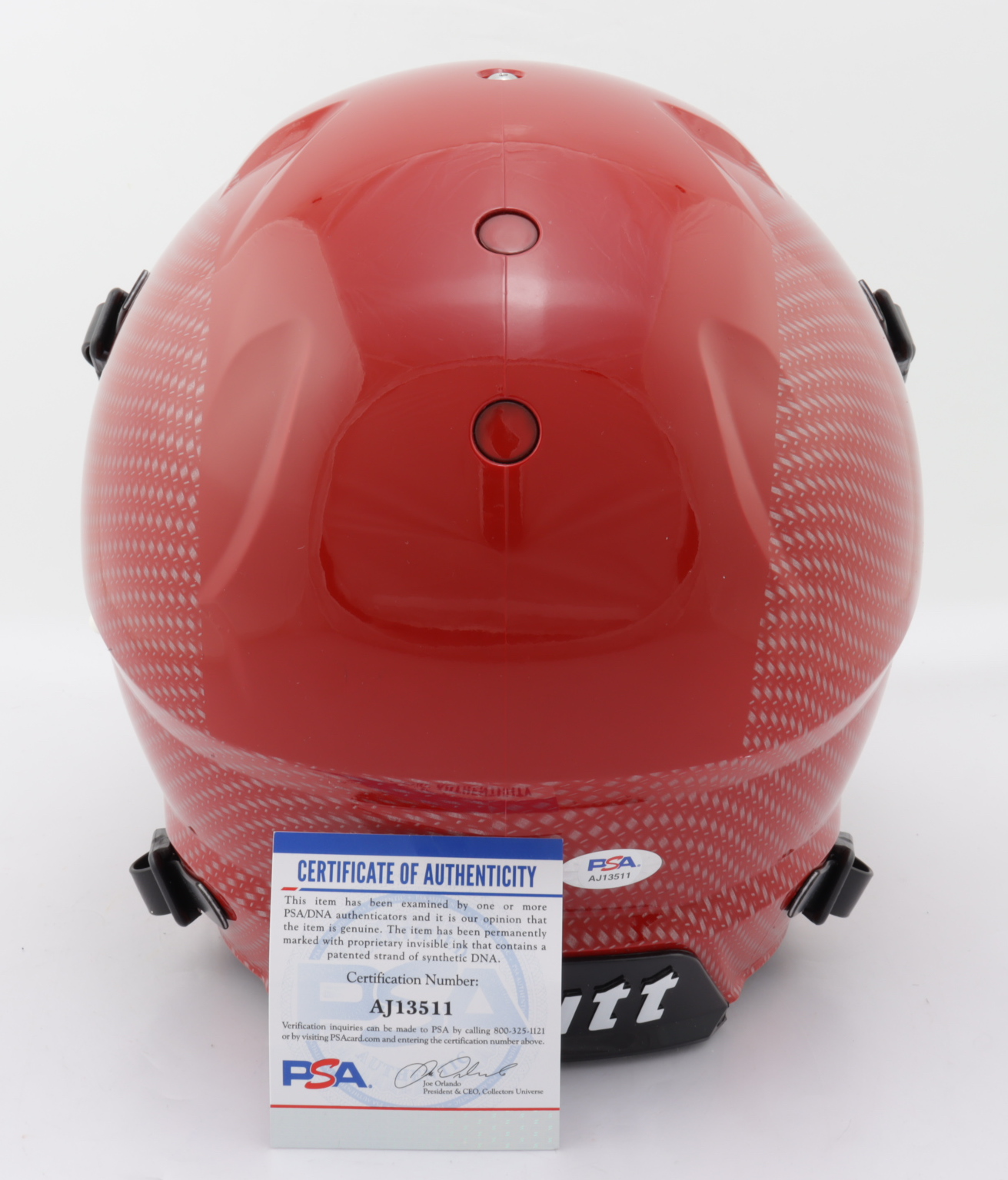 Christian Okoye Signed Full-Size Authentic On-Field Hydro-Dipped Vengeance Helmet (PSA COA) at PristineAuction.com Christian Okoye Signed Full-Size Authentic On-Field Hydro-Dipped Vengeance Helmet (PSA COA) at PristineAuction.com