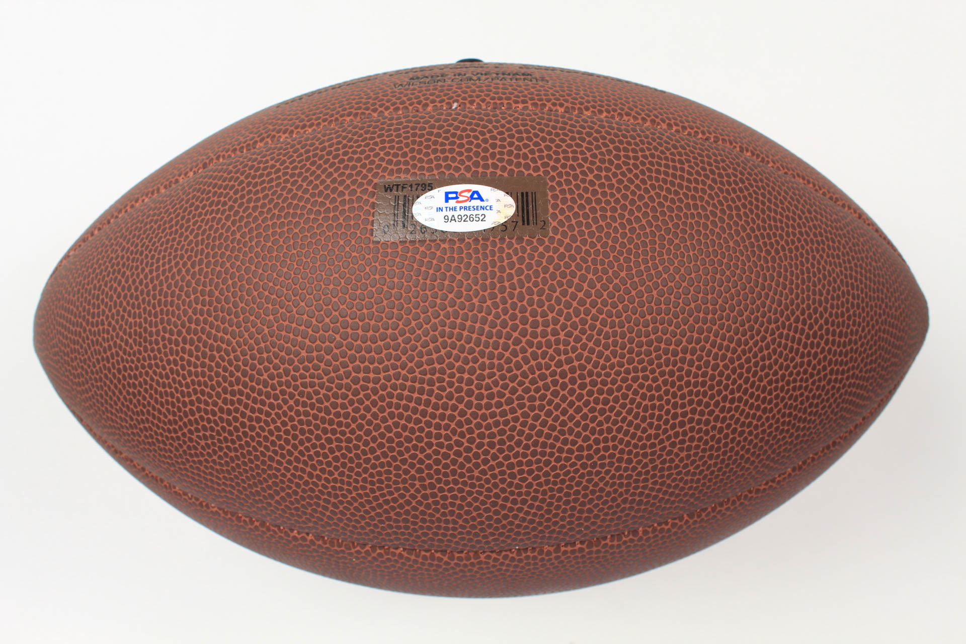 Will Shields Signed NFL Football Inscribed "HOF 15" (PSA COA) (See Description) at PristineAuction.com Will Shields Signed NFL Football Inscribed "HOF 15" (PSA COA) (See Description) at PristineAuction.com