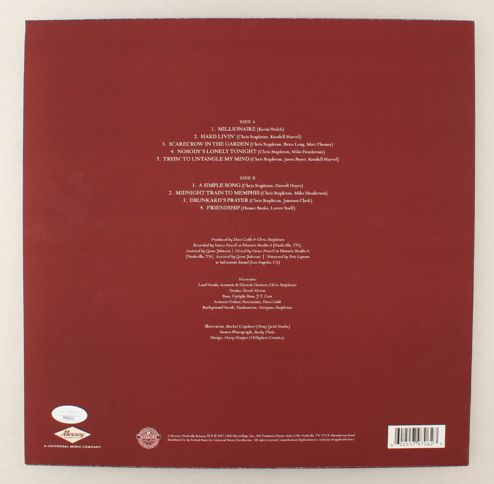 Chris Stapleton Signed "From A Room: Volume 2" Vinyl Record Album (JSA COA) at PristineAuction.com Chris Stapleton Signed "From A Room: Volume 2" Vinyl Record Album (JSA COA) at PristineAuction.com