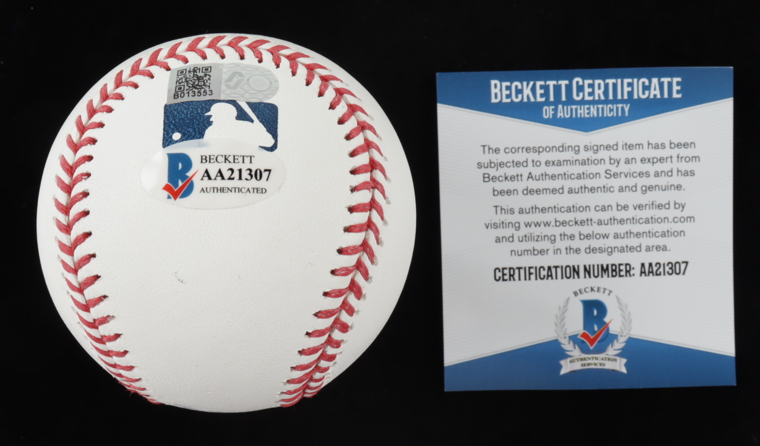 Nolan Ryan Signed OML Baseball Inscribed "H.O.F. '99" (Beckett COA, Ryan Hologram & AIV Hologram) at PristineAuction.com Nolan Ryan Signed OML Baseball Inscribed "H.O.F. '99" (Beckett COA, Ryan Hologram & AIV Hologram) at PristineAuction.com