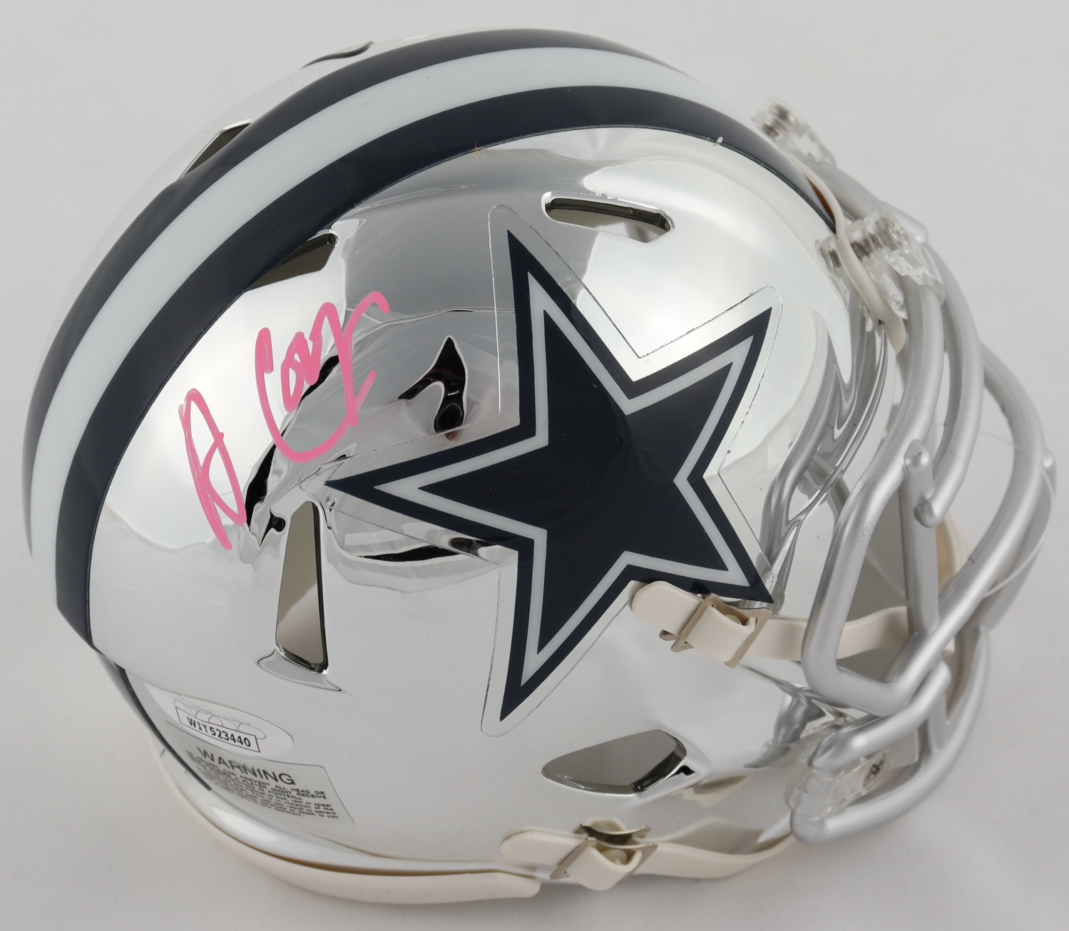 Amari Cooper Signed Cowboys Chrome Speed Mini Helmet (JSA COA) at PristineAuction.com Amari Cooper Signed Cowboys Chrome Speed Mini Helmet (JSA COA) at PristineAuction.com