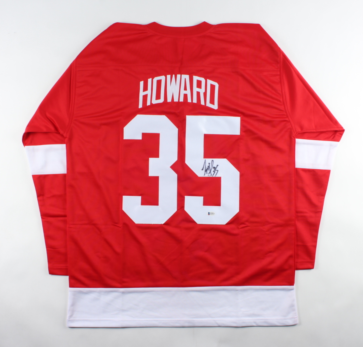 Jimmy Howard Sigend Jersey (Beckett COA) at PristineAuction.com Jimmy Howard Sigend Jersey (Beckett COA) at PristineAuction.com