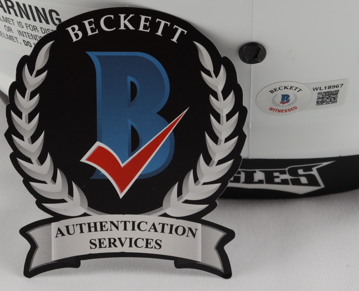 DeVonta Smith Signed Eagles Full-Size Lunar Eclipse Alternate Speed Helmet (Beckett Hologram) at PristineAuction.com DeVonta Smith Signed Eagles Full-Size Lunar Eclipse Alternate Speed Helmet (Beckett Hologram) at PristineAuction.com