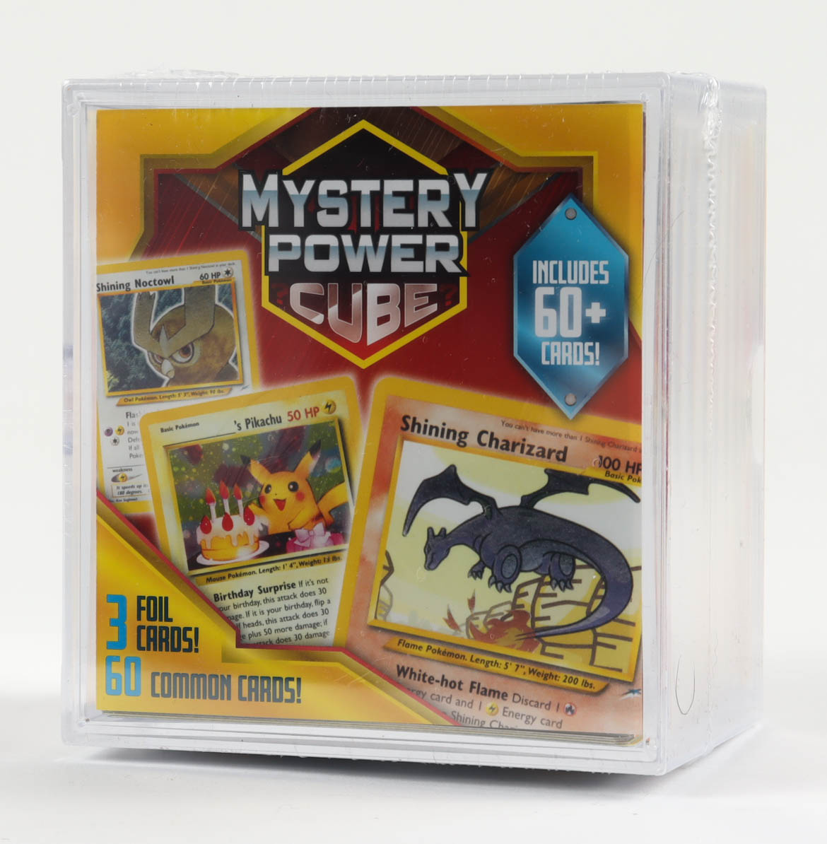 Pokemon Mystery Power Cube with (63) Cards at PristineAuction.com Pokemon Mystery Power Cube with (63) Cards at PristineAuction.com