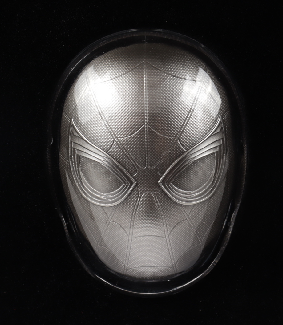 2019 Fiji Marvel: Spider-Man Shaped 2oz .999 Fine Silver Coin at PristineAuction.com 2019 Fiji Marvel: Spider-Man Shaped 2oz .999 Fine Silver Coin at PristineAuction.com